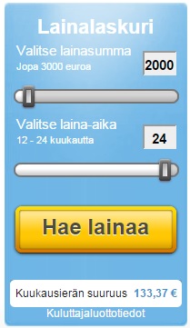 onnen hae lainaa