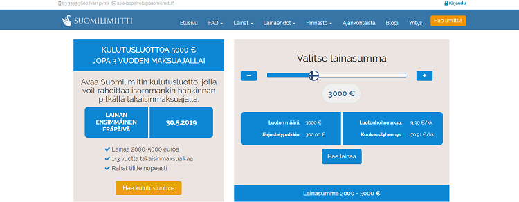 Suomilimiitti kulutusluotto